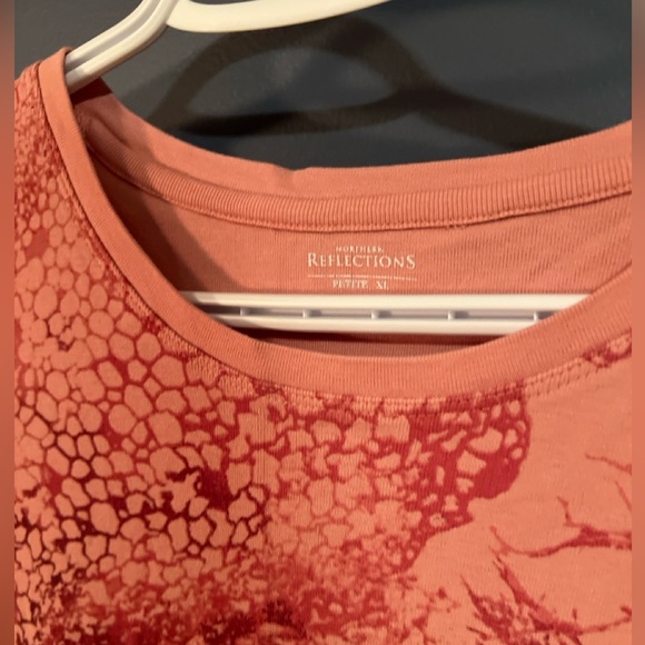 Northern Reflections Pink and Red Women's Top XL - Picture 3 of 5